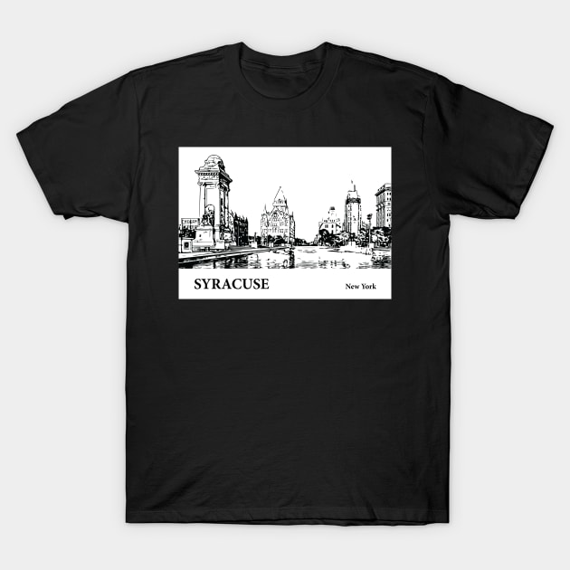 Syracuse - New York T-Shirt by Lakeric